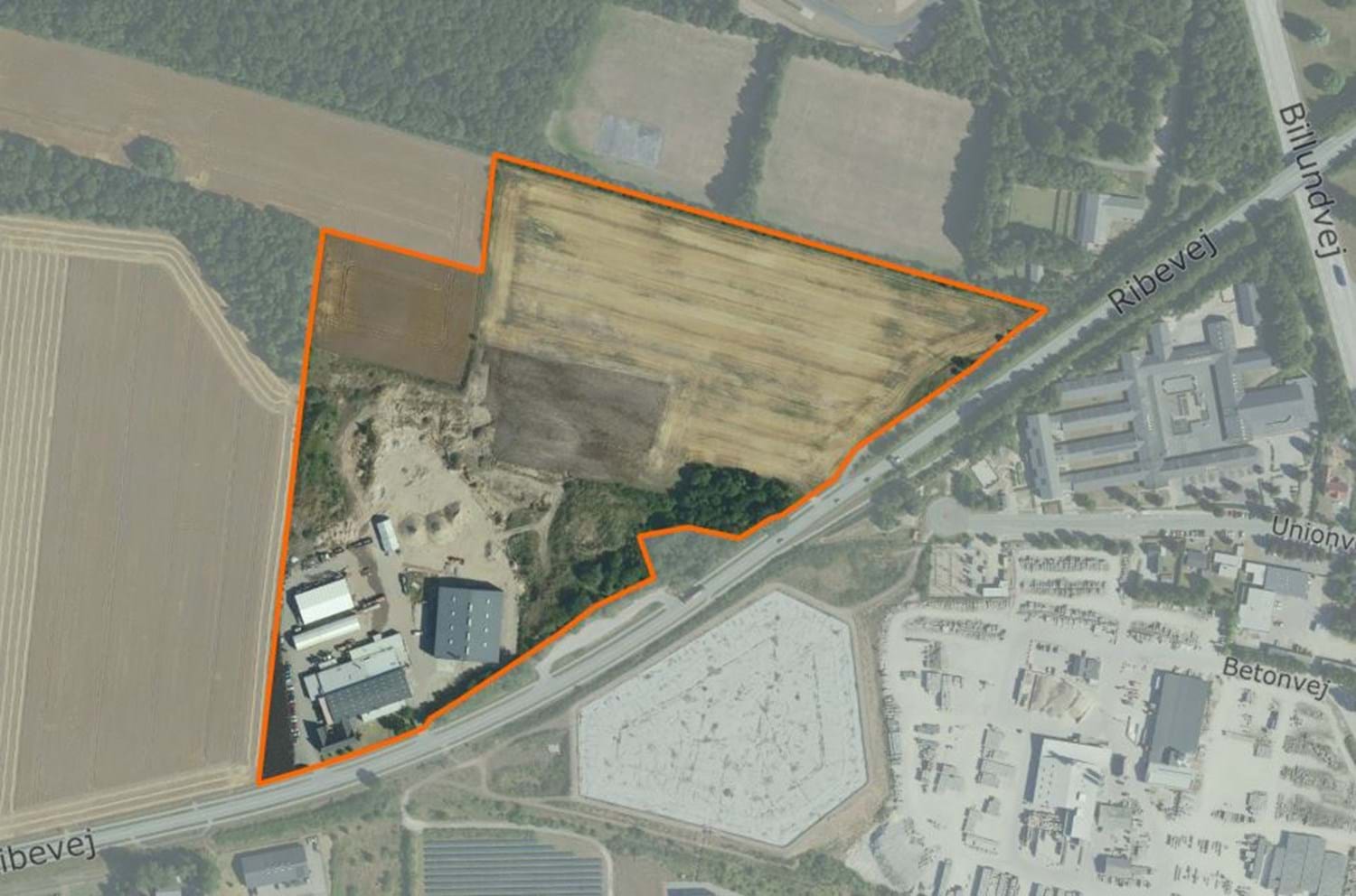Kommuneplantillæg 11-2021 Erhvervsområde ved Ribevej, Skrydstrup
